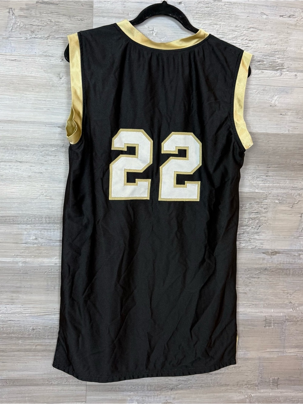 Pro Look Sports Reversible GA Tech Jackets Basketball Jersey #22 Gold/Black - Picture 4 of 5